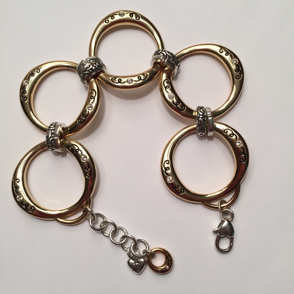 Brighton two tone link bracelet